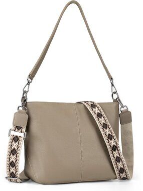 Genuine Leather Purse for Women Soft Crossbody Purse Hobo Bag Women's Shoulder b